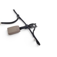 2003-2005 Toyota 4Runner Seat Belt Buckle, Front Right/Passenger Tan, 73230-35840-E0, F032, OEM, 2003, 2004, 2005