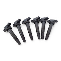2003-2011 Toyota 4Runner Ignition Igniter Coil Set of 6 V6 4.0L 90919-02248, F032, OEM, 2003, 2004, 2005, 2006, 2007, 2008, 2009, 2010, 2011