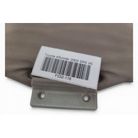 2003-2009 Toyota 4Runner Secondary Sun Visor Sunvisor Left Side, Gray 74304-35010-E0, F032, OEM, 2003, 2004, 2005, 2006, 2007, 2008, 2009