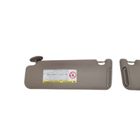 2003-2005 Toyota 4Runner Sunvisor Sun Visor Tan Left/Right Set (2), 74320-35A00-E0, F032, OEM, 2003, 2004, 2005
