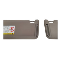 2003-2005 Toyota 4Runner Sunvisor Sun Visor Tan Left/Right Set (2), 74320-35A00-E0, F032, OEM, 2003, 2004, 2005