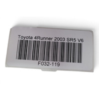 2003-2006 Toyota 4Runner Radio CD Cassette Player 86120-35281, F032, OEM, 2003, 2004, 2005, 2006