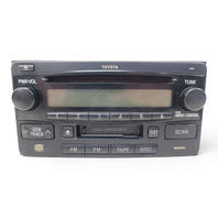 2003-2006 Toyota 4Runner Radio CD Cassette Player 86120-35281, F032, OEM, 2003, 2004, 2005, 2006