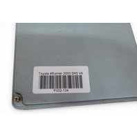2003-2004 Toyota 4Runner ECU Engine Control Unit Module 4x2 Computer 89666-35680, F032, OEM, 2003, 2004