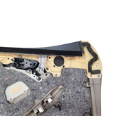 2003-2005 Toyota 4Runner Door Panel Front Right Passenger Grey 67610-3D620-B1, F032, OEM, 2003, 2004, 2005