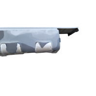 2003-2006 Toyota 4Runner Rear Center Bumper Cover Panel, 52159-35100, F032, OEM, 2003, 2004, 2005, 2006
