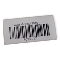2013-2020 Lexus GS350 Front Left/Driver Seatbelt Seat Belt Black, 73220-30A33-C2, F033, OEM, 2013, 2014, 2015, 2016, 2017, 2018, 2019, 2020