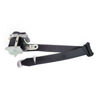 2013-2020 Lexus GS350 Rear Left/Driver Seatbelt Seat Belt Black, 73370-30380-C0, F033, OEM, 2013, 2014, 2015, 2016, 2017, 2018, 2019, 2020