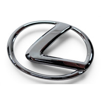 2013-2020 Lexus GS350 Rear Trunk Logo Emblem Chrome 90975-02078, F033, OEM, 2013, 2014, 2015, 2016, 2017, 2018