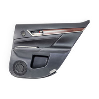 2014-2016 Lexus GS350 Rear Right/Passenger Side Back Door Panel Black/Brown 67630-30S00-44, F033, OEM, 2014, 2015, 2016