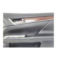 2014-2016 Lexus GS350 Front Right/Passenger Side Black Door Panel Black/Brown 67610-30M01-M3, F033, OEM, 2014, 2015, 2016