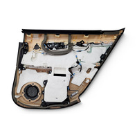 2014-2016 Lexus GS350 Rear Left/Driver Side Back Door Panel Black/Brown 67640-30S10-44, F033, OEM, 2014, 2015, 2016