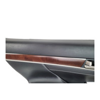 2014-2016 Lexus GS350 Rear Left/Driver Side Back Door Panel Black/Brown 67640-30S10-44, F033, OEM, 2014, 2015, 2016