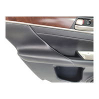 2014-2016 Lexus GS350 Rear Left/Driver Side Back Door Panel Black/Brown 67640-30S10-44, F033, OEM, 2014, 2015, 2016
