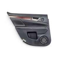 2014-2016 Lexus GS350 Rear Left/Driver Side Back Door Panel Black/Brown 67640-30S10-44, F033, OEM, 2014, 2015, 2016