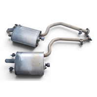 2013-2020 Lexus GS350 Left/Right Exhaust Muffler Set, 17430-31C80, F033, OEM, 2013, 2014, 2015, 2016, 2017, 2018, 2019, 2020