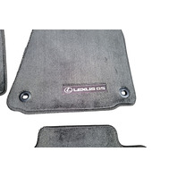 2013-2015 Lexus GS350 All Weather Carpet Floor Mats 4 Piece Set Black PT926-30130-25, F033, OEM, 2013, 2014, 2015