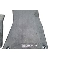 2013-2015 Lexus GS350 All Weather Carpet Floor Mats 4 Piece Set Black PT926-30130-25, F033, OEM, 2013, 2014, 2015