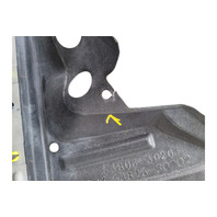 2013-2016 Lexus GS350 Fender Cover Liner, Front Left/Driver 53806-30203, F033, OEM, 2013, 2014, 2015, 2016