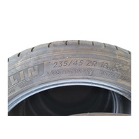 2024 Used Tire Michelin Pilot Sport All Season 98Y 235/45R18 Set (4), F033, OEM, 2024