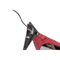 1990-1996 Nissan 300ZX Side View Mirror Left/Driver Red, J6302-48P00, F034, OEM, 1990, 1991, 1992, 1993, 1994, 1995, 1996