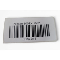1990-1996 Nissan 300ZX Steering Turn Windshield Signal Switch Head Light Lamp, 25560-44P01, F034, OEM, 1990, 1991, 1992, 1993, 1994, 1995, 1996