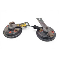 1991-1994 Nissan 300ZX High & Low Pitch Tone Horn Set Complete Assembly, 25620-3B800, 25610-88M00, F034, OEM, 1991, 1992, 1993, 1994
