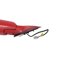 1990-1996 Nissan 300ZX Side View Mirror Right/Passenger Red, J6301-48P00, F034, OEM, 1990, 1991, 1992, 1993, 1994, 1995, 1996