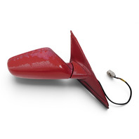 1990-1996 Nissan 300ZX Side View Mirror Right/Passenger Red, J6301-48P00, F034, OEM, 1990, 1991, 1992, 1993, 1994, 1995, 1996