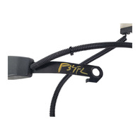 1991-1994 Nissan 300ZX Front Left/Driver Seat Belt Buckle, 86843-45P00, F034, OEM, 1991, 1992, 1993, 1994