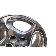 1990-1996 Nissan 300ZX Factory Chrome Wheel Rim 16X7.5 Right/Passenger 5 Spoke, 40300-40P92, #4, F034, OEM, 1990, 1991, 1992, 1993, 1994, 1995, 1996
