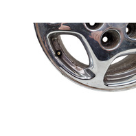 1990-1996 Nissan 300ZX Factory Chrome Wheel Rim 16X7.5 Right/Passenger 5 Spoke, 40300-40P92, #4, F034, OEM, 1990, 1991, 1992, 1993, 1994, 1995, 1996