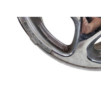1990-1996 Nissan 300ZX Factory Chrome Wheel Rim 16X7.5 Left/Driver 5 Spoke, 40300-40P93, #2, F034, OEM, 1990, 1991, 1992, 1993, 1994, 1995, 1996