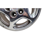 1990-1996 Nissan 300ZX Factory Chrome Wheel Rim 16X7.5 Left/Driver 5 Spoke, 40300-40P93, #2, F034, OEM, 1990, 1991, 1992, 1993, 1994, 1995, 1996