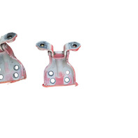 1990-1996 Nissan 300ZX Door Hinge Upper/Lower Set Right/Passenger Red 80400-44P00, F034, OEM, 1990, 1991, 1992, 1993, 1994, 1995, 1996