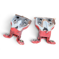 1990-1996 Nissan 300ZX Door Hinge Upper/Lower Set Right/Passenger Red 80400-44P00, F034, OEM, 1990, 1991, 1992, 1993, 1994, 1995, 1996