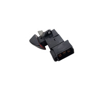 1990-1996 Nissan 300ZX Interior Dash Panel Hazard Switch, 25290-30P01, F034, OEM, 1990, 1991, 1992, 1993, 1994, 1995, 1996