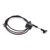 1990-1996 Nissan 300ZX Hood Release Cable Black Wire, 65620-51P00, F034, OEM, 1990, 1991, 1992, 1993, 1994, 1995, 1996