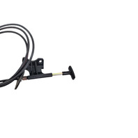 1990-1996 Nissan 300ZX Hood Release Cable Black Wire, 65620-51P00, F034, OEM, 1990, 1991, 1992, 1993, 1994, 1995, 1996