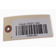 1990-1996 Nissan 300ZX Rear Luggage Pillar Finisher Cover Set(2) 76934-30P00, F034, OEM, 1990, 1991, 1992, 1993, 1994, 1995, 1996