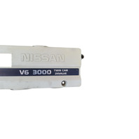 1990-1996 Nissan 300ZX Engine Motor Head Cover Trim Plastic 14027-30P00, F034, OEM, 1990, 1991, 1992, 1993, 1994, 1995, 1996