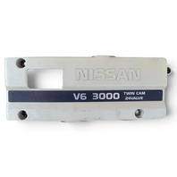 1990-1996 Nissan 300ZX Engine Motor Head Cover Trim Plastic 14027-30P00, F034, OEM, 1990, 1991, 1992, 1993, 1994, 1995, 1996