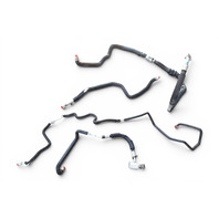1990-1996 Nissan 300ZX A/C AC Refrigerant Discharge Hose Pipe, High/Low Set(4) 92452-30P20, F034, OEM, 1990, 1991, 1992, 1993, 1994, 1995, 1996