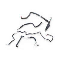 1990-1996 Nissan 300ZX A/C AC Refrigerant Discharge Hose Pipe, High/Low Set(4) 92452-30P20, F034, OEM, 1990, 1991, 1992, 1993, 1994, 1995, 1996