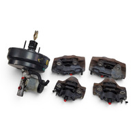 1990-1996 Nissan 300ZX Complete Brake Booster Master Cylinder Caliper Set(5), 47210-30P07, 44001-43P00, F034, OEM, 1990, 1991, 1992, 1993, 1994, 1995, 1996