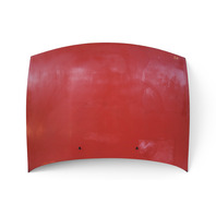 1990-1996 Nissan 300ZX Engine Hood Panel Bonnet Cover Assembly Red, F5100-30PMM, F034, OEM, 1990, 1991, 1992, 1993, 1994, 1995, 1996