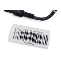 2013-2020 Lexus GS350 Front Left/Driver Seat Belt Buckle Black 73230-30B51-C0, F035, OEM, 2013, 2014, 2015, 2016, 2017, 2018, 2019, 2020