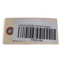 2013-2020 Lexus GS350 Dash Panel Pocket Black 55450-30060-C0, F035, OEM, 2013, 2014, 2015, 2016, 2017, 2018, 2019, 2020
