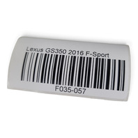 2015-2020 Lexus GS350 Auto Dim Rear View Mirror HomeLink 87810-0WB90, F035, OEM, 2015, 2016, 2017, 2018, 2019, 2020