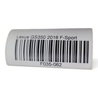 2015-2020 Lexus GS350 Instrument Center A/C Air Vent with Clock 55660-30500-C0, F035, OEM, 2015, 2016, 2017, 2018, 2019, 2020